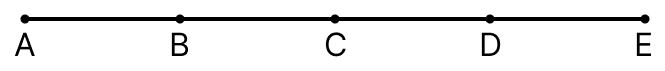 If overlineAB = overlineBC = overlineCD = overlineDE and overlineAB = 6 cm, then the value of 2 overlineBC + overlineBE - 3 overlineCD is:. Fundamental Geometrical Concepts, R.S. Aggarwal Mathematics Solutions ICSE Class 6.