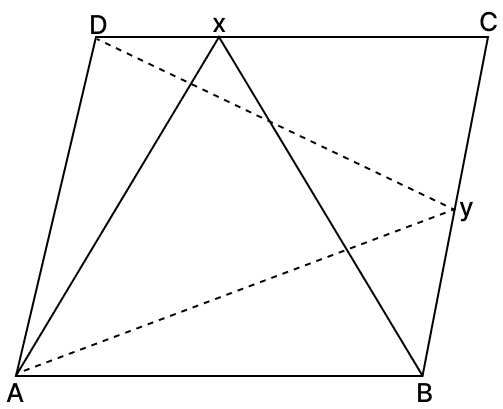 A farmer was having a field in the form of a parallelogram ABCD. He divided the field into several parts by taking a point X on the side CD and joining it to vertices A and B. The farmer sowed wheat and pulses in equal portions of the field separately. Quadrilaterals, R.S. Aggarwal Mathematics Solutions ICSE Class 9.