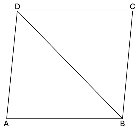 If the area of the parallelogram ABCD is 10 cm. Quadrilaterals, R.S. Aggarwal Mathematics Solutions ICSE Class 9.