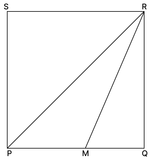 The area of the parallelogram PQRS is 16 sq. units. If M is the mid-point of PQ, then the area of ΔQMR is. Quadrilaterals, R.S. Aggarwal Mathematics Solutions ICSE Class 9.