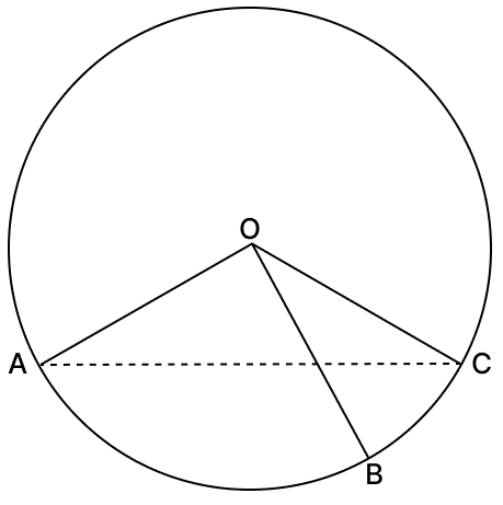 In the given figure, arc AB = twice arc BC and ∠AOB = 80°. Find: Chord Properties of a Circle, R.S. Aggarwal Mathematics Solutions ICSE Class 9.