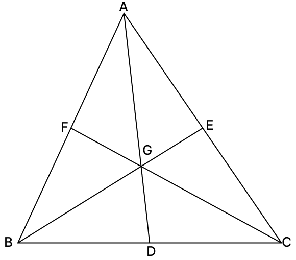 If the medians of a ΔABC intersect at G, show that. Quadrilaterals, R.S. Aggarwal Mathematics Solutions ICSE Class 9.