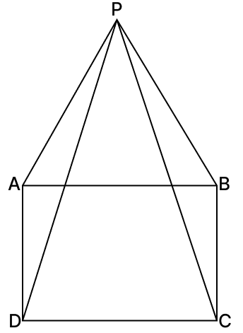 In the given figure, ABCD is a square and △PAB is an equilateral triangle. R.S. Aggarwal Mathematics Solutions ICSE Class 9.