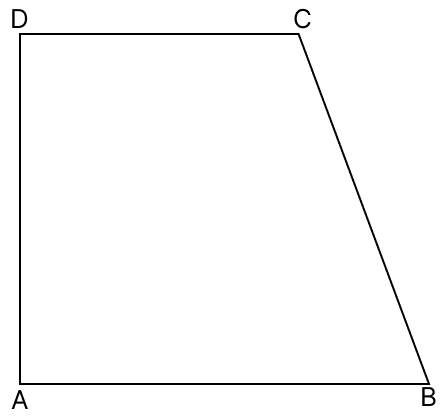 In the adjoining quadrilateral ABCD, AB is the longest side and DC is the shortest side. Prove that :R.S. Aggarwal Mathematics Solutions ICSE Class 9.