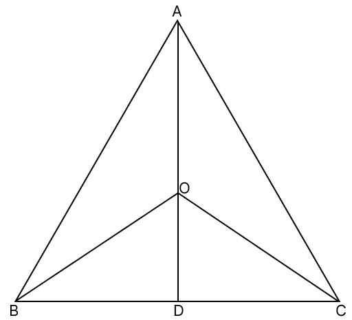 If O is any point inside △ABC, prove that ∠BOC R.S. Aggarwal Mathematics Solutions ICSE Class 9.