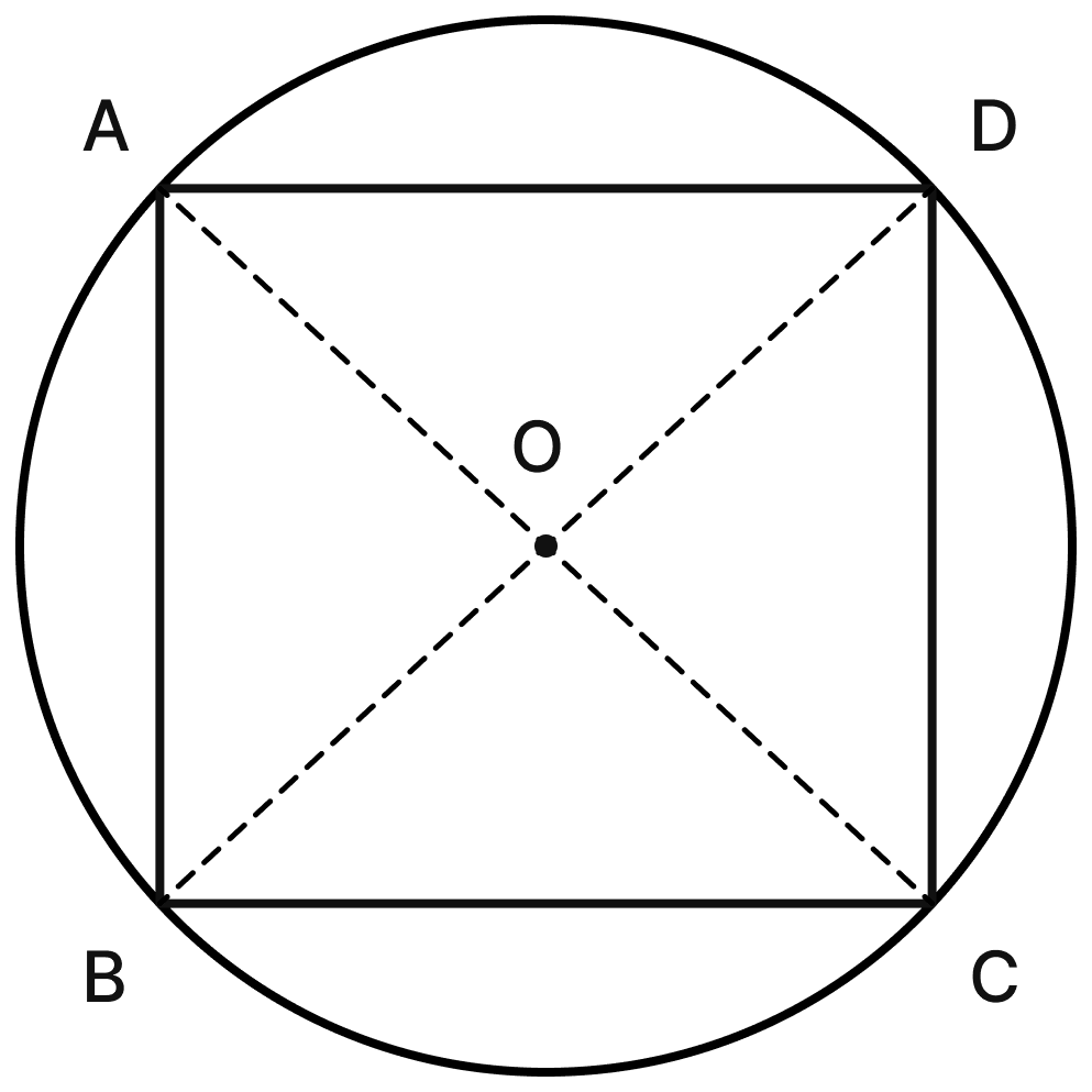 If a pair of opposite sides of a cyclic quadrilateral are equal, prove that its diagonals are equal. Model Test Paper 2, R.S. Aggarwal Mathematics Solutions ICSE Class 9.