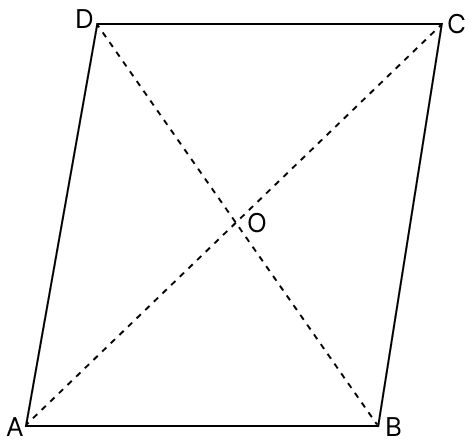 If a diagonal of a parallelogram bisects one of the angles of the parallelogram, prove that it also bisects the second angle and then the two diagonals are perpendicular to each other. Quadrilaterals, R.S. Aggarwal Mathematics Solutions ICSE Class 9.