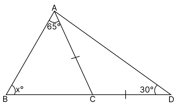 In each of the following figures, find the value of x : R.S. Aggarwal Mathematics Solutions ICSE Class 9.