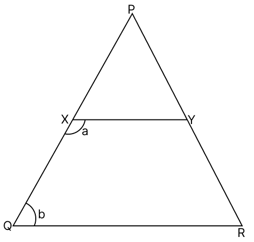 In which of the following cases you will get 2XY = QR for the given figure? R.S. Aggarwal Mathematics Solutions ICSE Class 9.