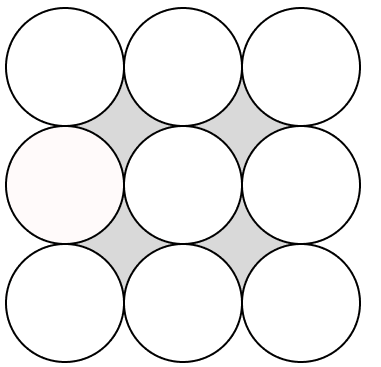 In the figure, if the radius of each circle is 5 cm, then area of the shaded region is. Circumference & Area of a Circle, R.S. Aggarwal Mathematics Solutions ICSE Class 9.