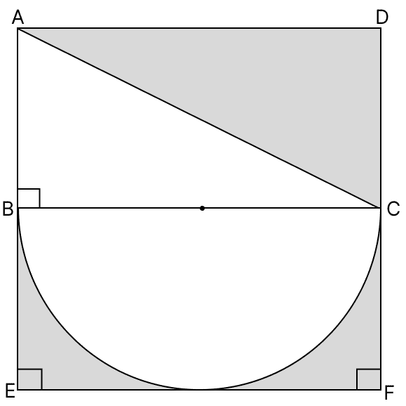In the given figure, AB = 1/2 where BC = 14 cm. Find Circumference & Area of a Circle, R.S. Aggarwal Mathematics Solutions ICSE Class 9.