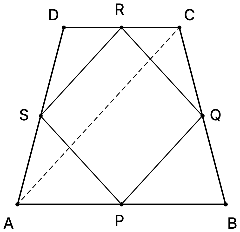 Prove that the figure obtained by joining the mid-points of the adjacent sides of a quadrilateral is a parallelogram. Model Test Paper 2, R.S. Aggarwal Mathematics Solutions ICSE Class 9.