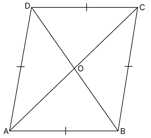 In the adjoining figure, ABCD is a rhombus whose diagonals intersect at O. If ∠OAB : ∠OBA = 2 : 3, find the angles of △ OAB. Quadrilaterals, R.S. Aggarwal Mathematics Solutions ICSE Class 9.