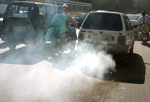 Given below are scenes, list the main pollutants for each and identify which type of pollution each causes. Give reasons to support your answers. Total Geography ICSE Class 9