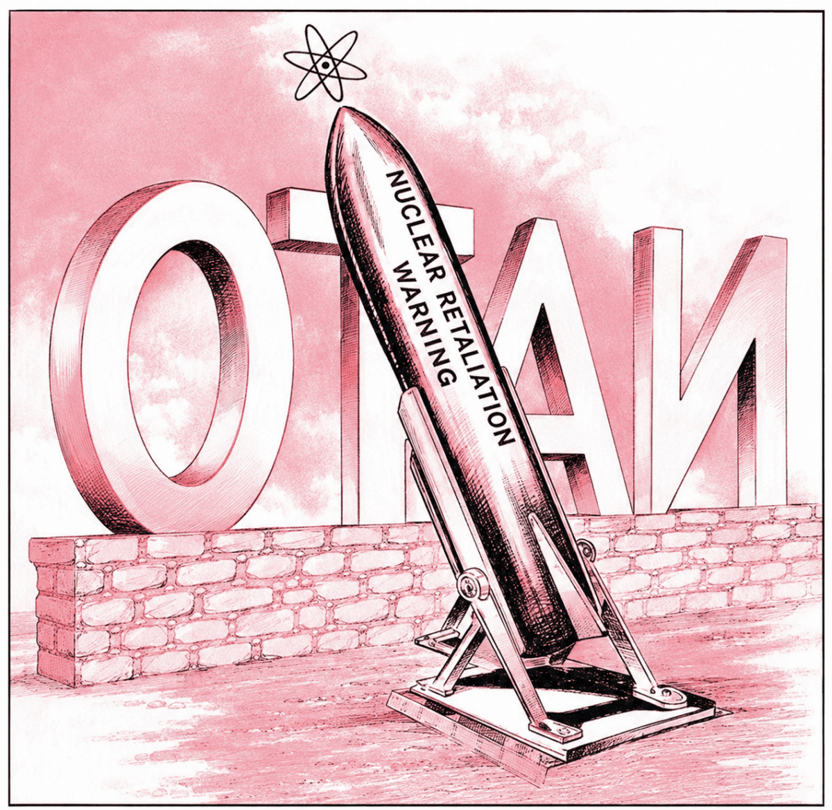What does the cartoon given below depict about NATO through the missile? The Second World War, Total History and Civics Solutions ICSE Class 10.