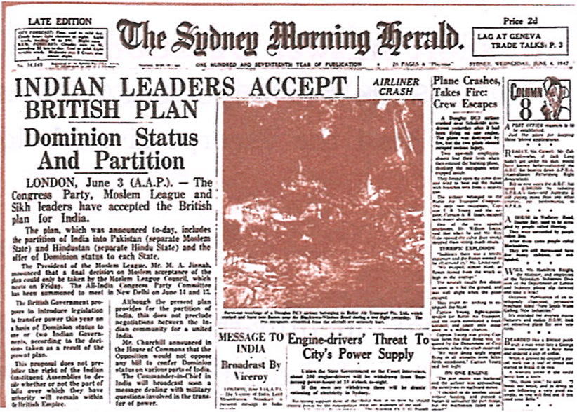 With reference to the newspaper article which Plan is referred to in the given newspaper article? State any two features of this Plan. How was the Plan supposed to solve the communal problem existing in India? Independence and Partition of India, Total History and Civics Solutions ICSE Class 10.