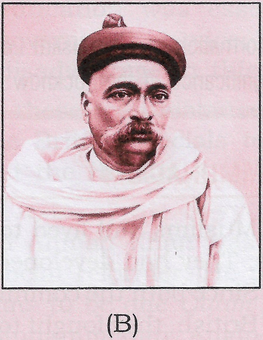 Identify the persons A and B given below. To which section of the Congress did each belong and what were their ultimate objectives. Second Phase of the Indian National Movement, Total History and Civics Solutions ICSE Class 10.