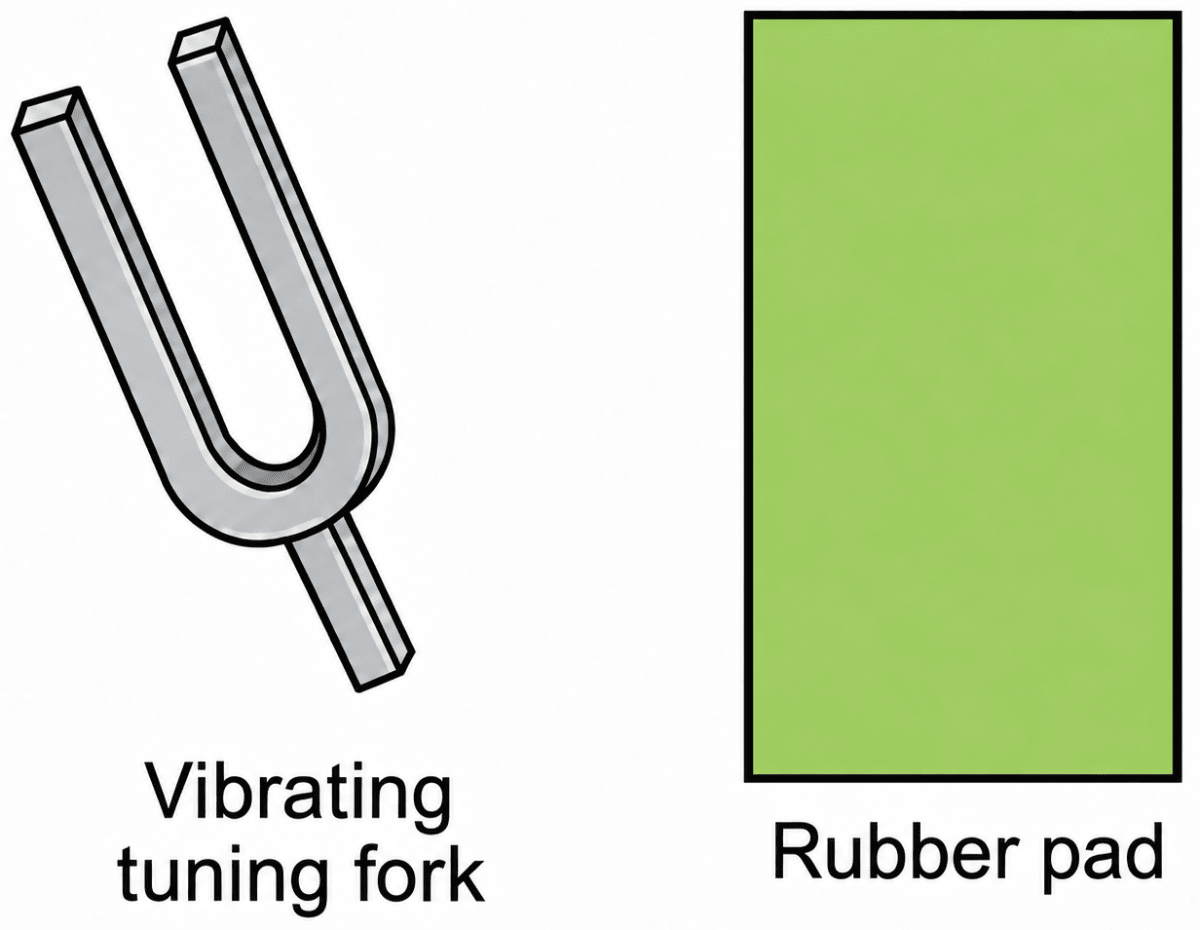 Describe an activity using a tuning fork to show that vibrating bodies produce sound. Exploring the world of Sound, ICSE Class 8 Viva Physics Solutions.